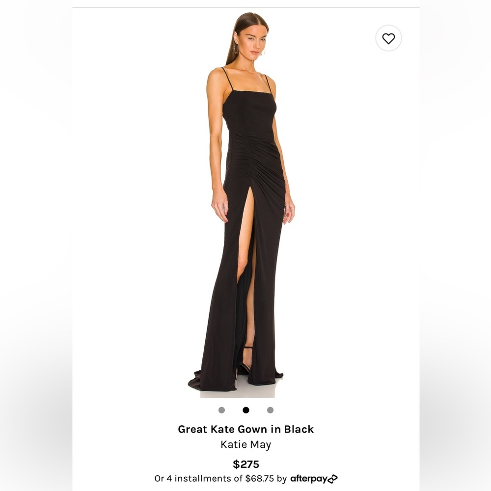 Black Katie may dress- only worn once, great condition.